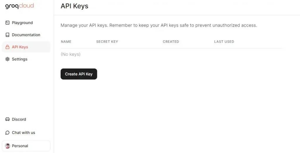 Groq API Key
