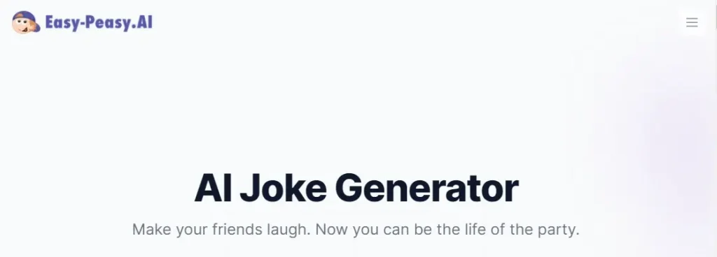 Easy-peasy AI Joke Generator