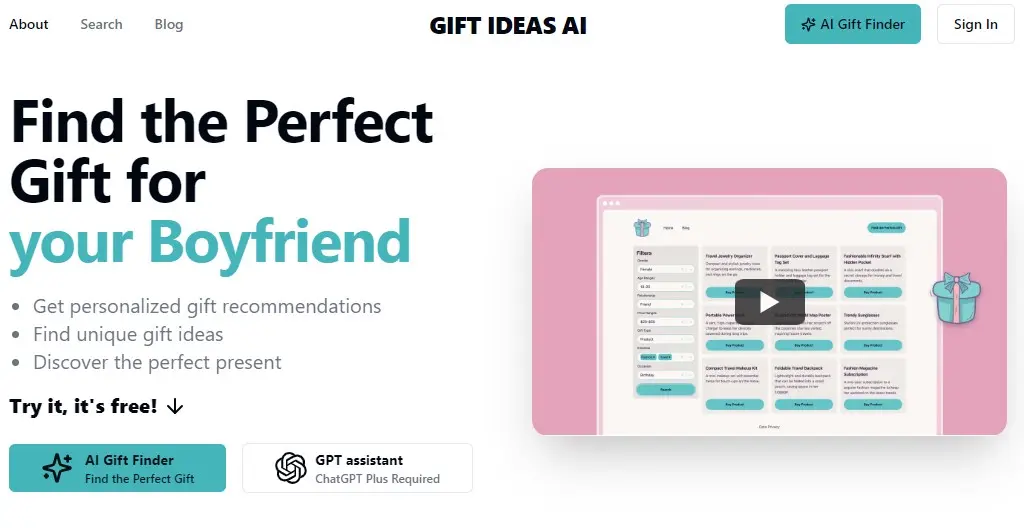  Gift Ideas AI 